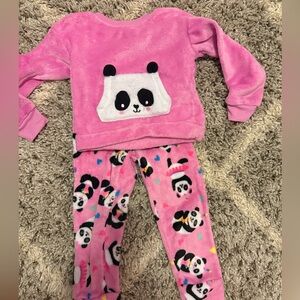 Pink Panda fleece Set 5/25 💜